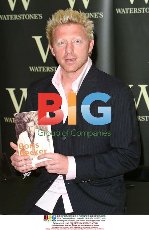 Boris Becker Autobiography Signing
