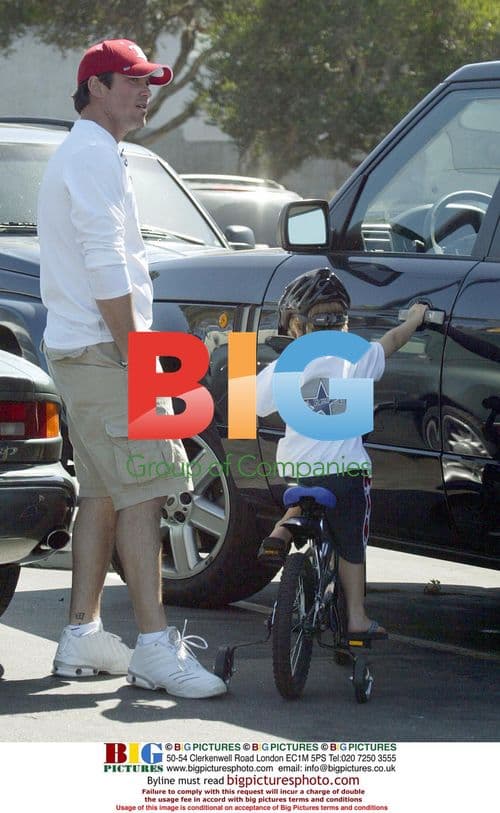 Dean Cain buys son Christopher bike