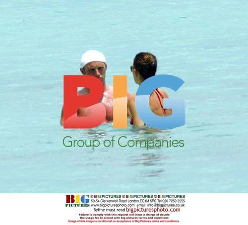 Kirsty Gallacher with boyfriend in Barbados