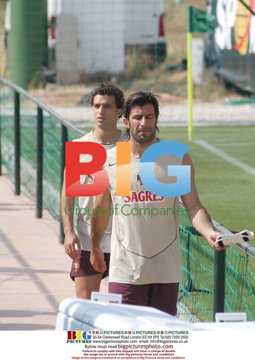 Portuguese Football Team Training for Euro 2004