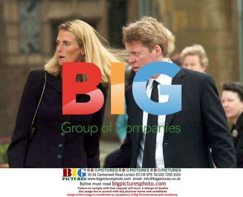 Earl and Countess attend Frances Shand Kydd's funeral