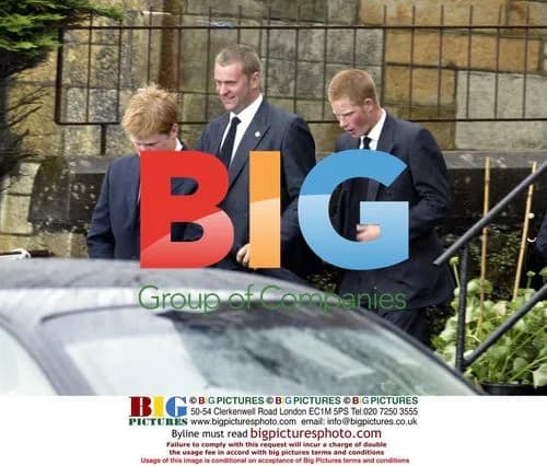 Princes William and Harry attend Frances Shand Kydd's funeral