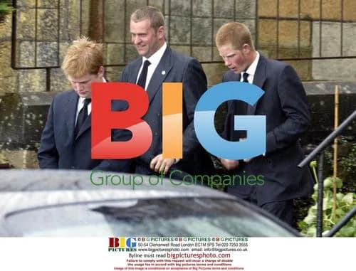 Princes William and Harry attend Frances Shand Kydd’s funeral