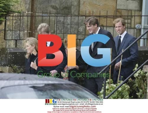 Princes William and Harry attend Frances Shand Kydd's funeral