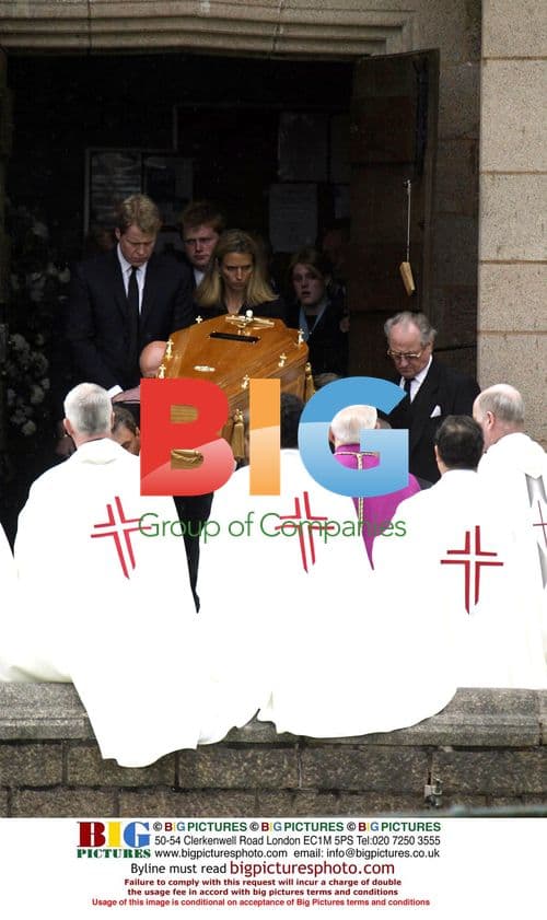 Earl Charles Spencer at Shand Kydd Funeral