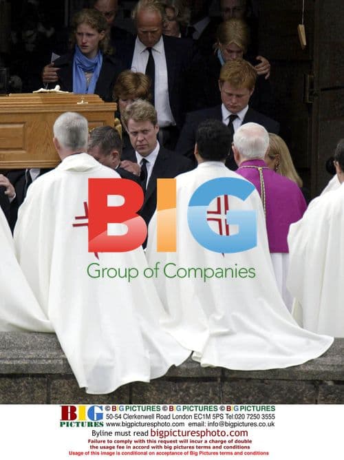 Earl Charles Spencer Attends Grandmother's Funeral