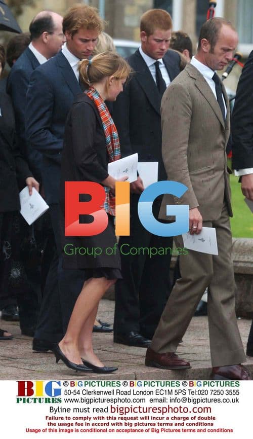 Princes William and Harry Attend Funeral