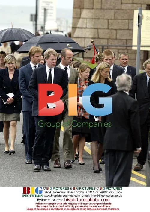 Princes William and Harry Attend Funeral