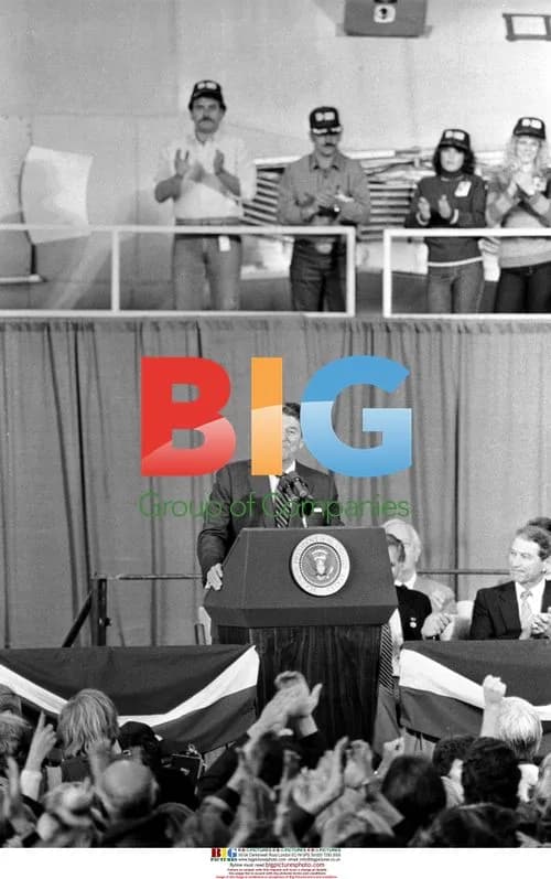Ronald Reagan at Campaign Event