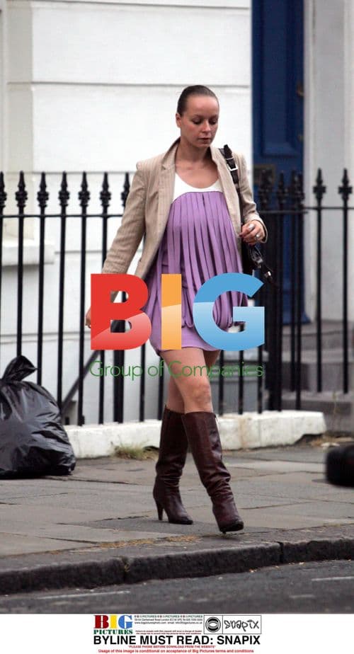 Actress Samantha Morton Leaving London Home