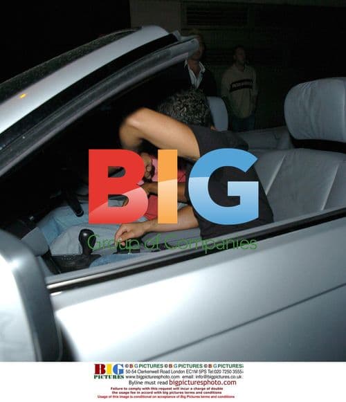 Natalie Denning and Ryan Thomas Leave 'Trap' Nightclub