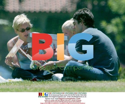 Sharon Stone with boyfriend Bernie Cahill