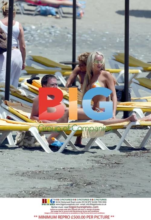 Jennifer Ellison on Holiday in Greece