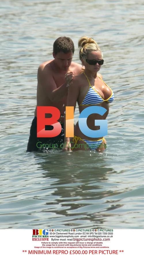 Jennifer Ellison on Holiday in Greece