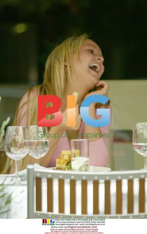 Jennifer Ellison Lunch with Friend