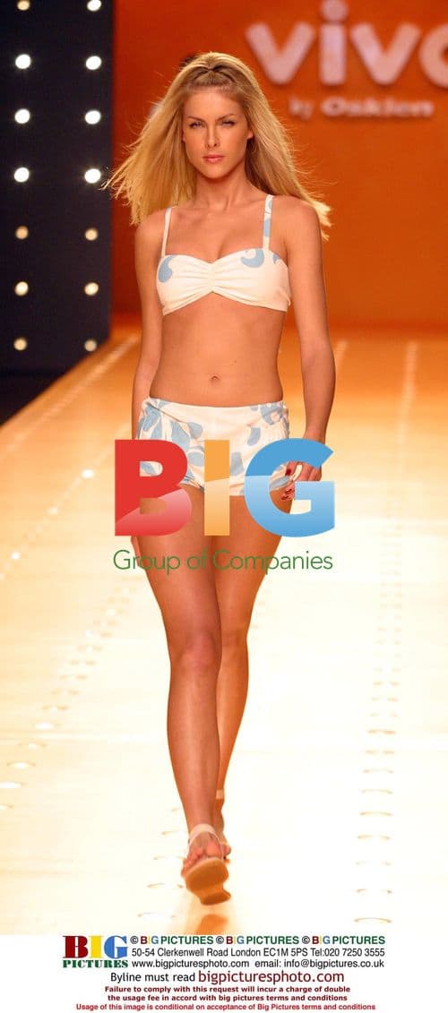 Brazilian Model Ana Hickmann at Sao Paulo Fashion Week