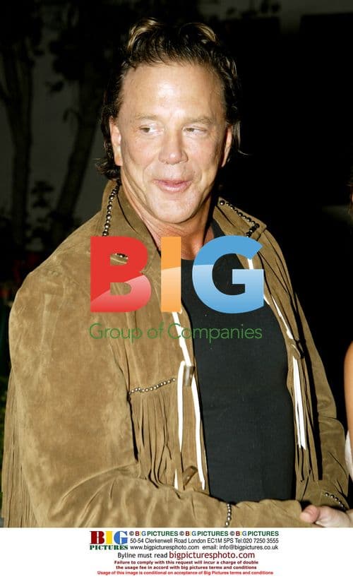 Mickey Rourke at Christian Audigier\'s Birthday Party