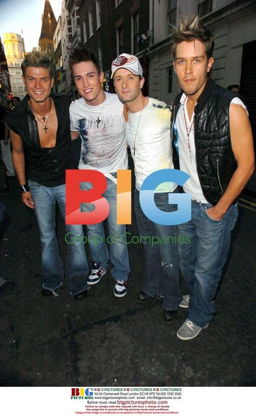 Boy Band Phixx at Jennifer Ellison's 21st Birthday