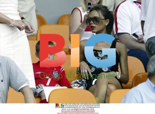 Victoria Beckham at Euro 2004 Game