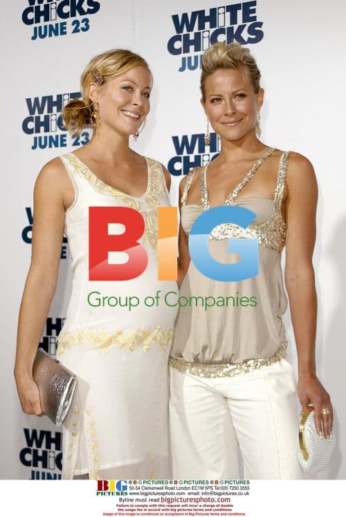 Brittany Daniel and Sister at White Chicks Premiere