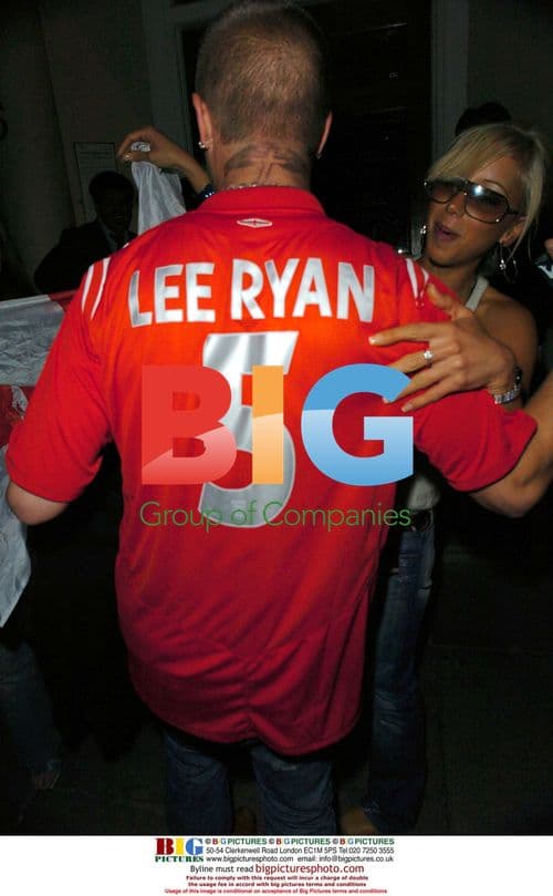 Model Emma Jones with Posh and Becks Lookalikes