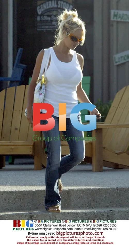 Pamela Anderson in Malibu, CA