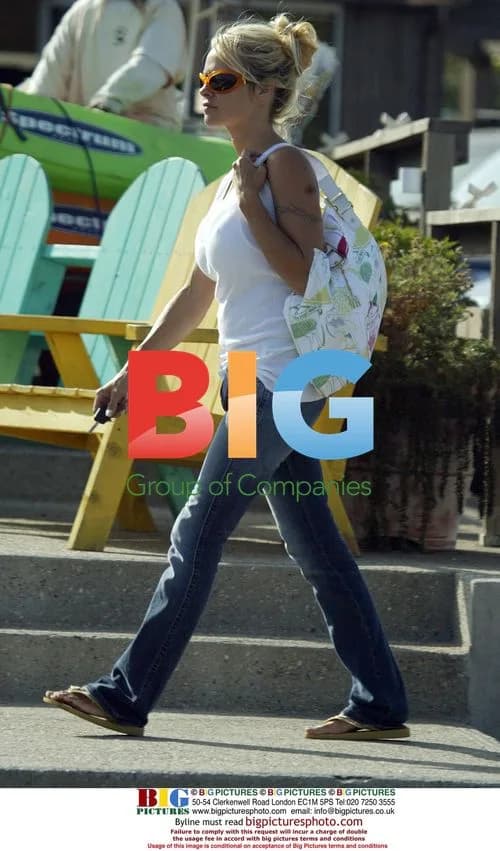 Pamela Anderson in Malibu