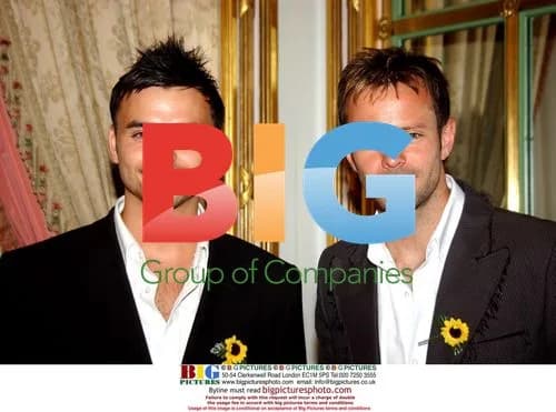 Andy Scott Lee and James Fox at Ritz Tea Party