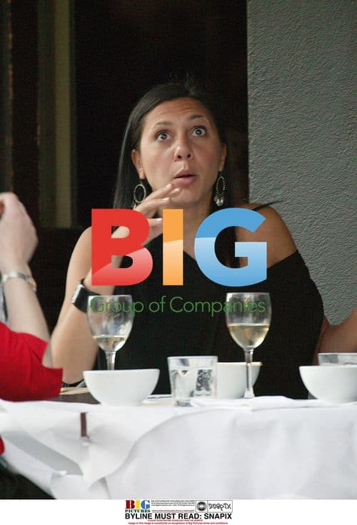 Carla Romano Having Lunch in London