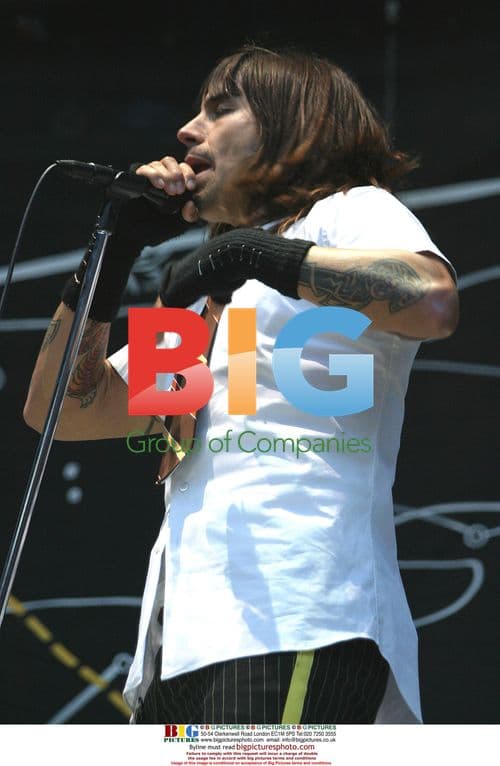 ANTHONY KIEDIS of THE RED HOT CHILLI PEPPERS