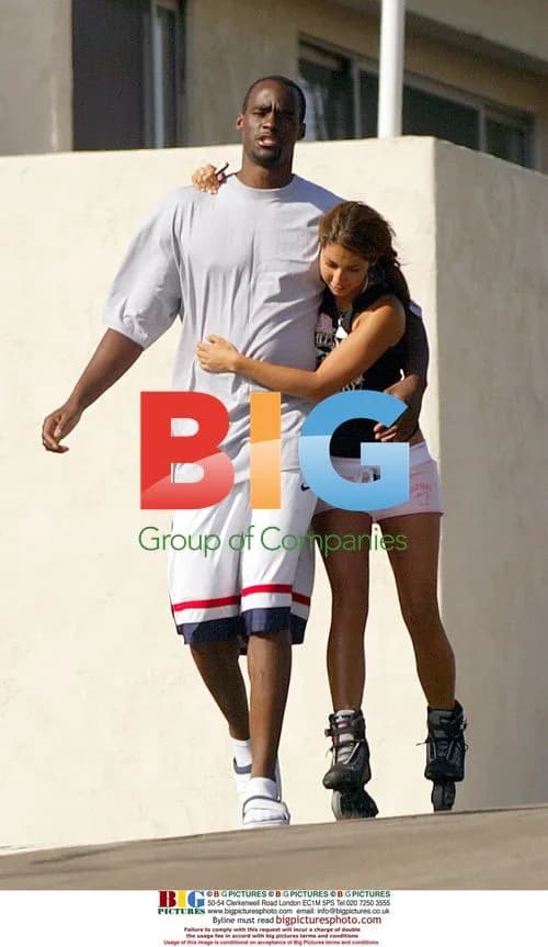 Leilani and Emeka Okafor on Santa Monica Boardwalk