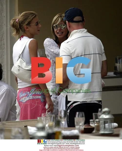 Bruce Willis at Nikki Beach Club