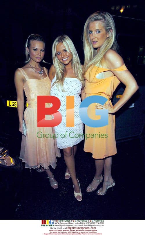 Models Jackie Degg, Ebony out at London nightspot