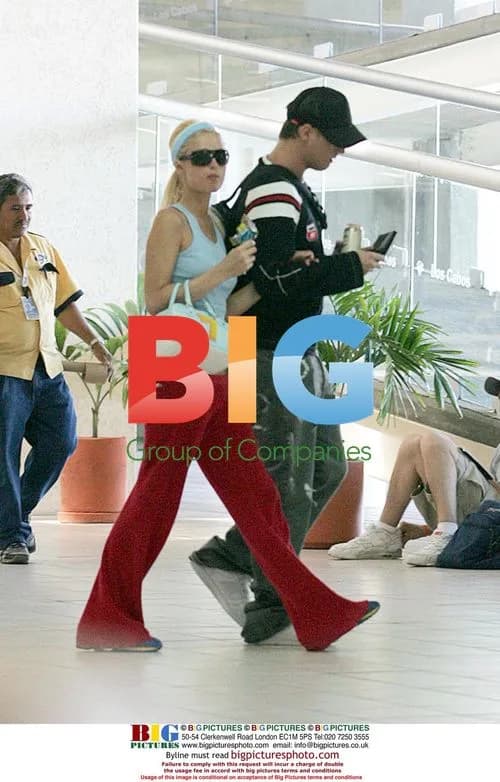Paris Hilton and Nick Carter at Cabo Airport