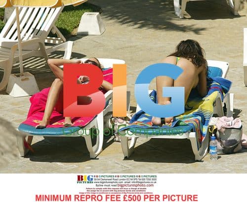 Page 3 Models Tanning by Pool