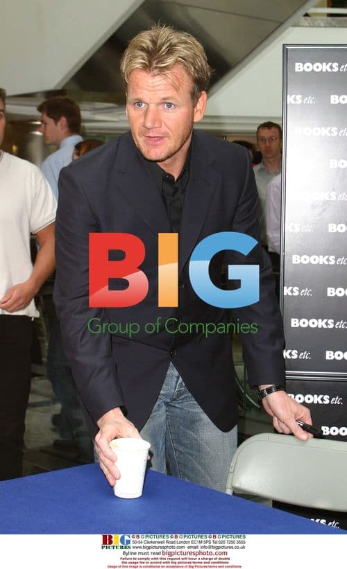 Gordon Ramsay at 'Kitchen Heaven' book signing