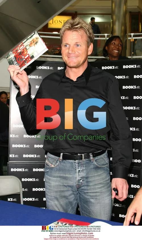Gordon Ramsay at book signing
