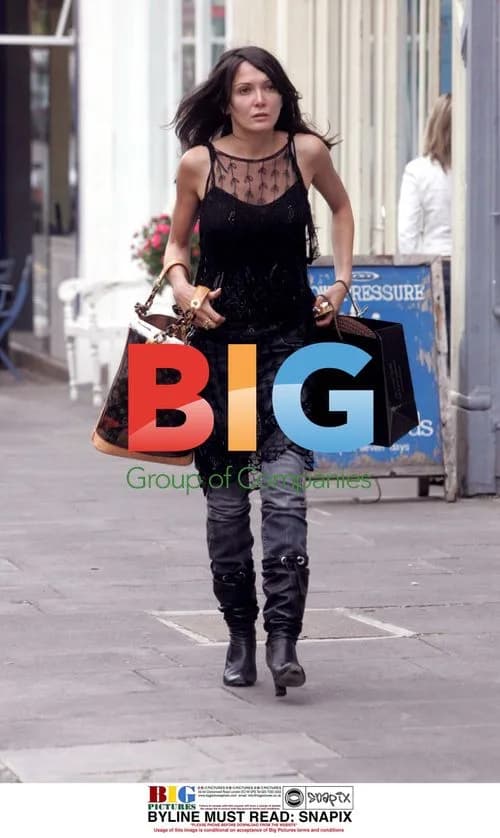 Annabel Neilson Out Shopping with George Scott