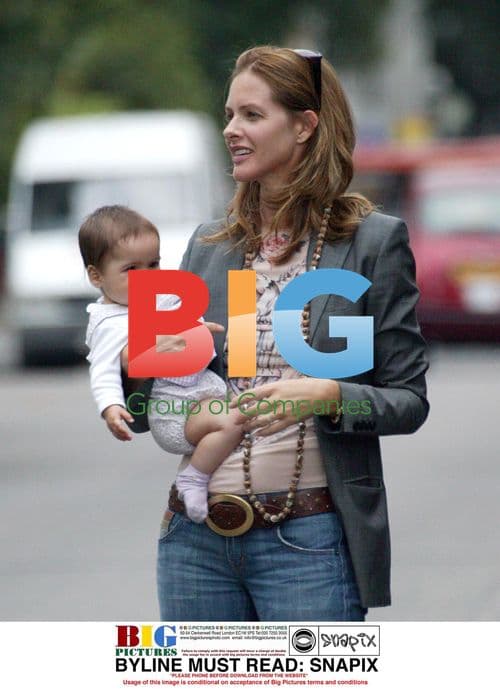 Trinny Woodall and daughter out in London