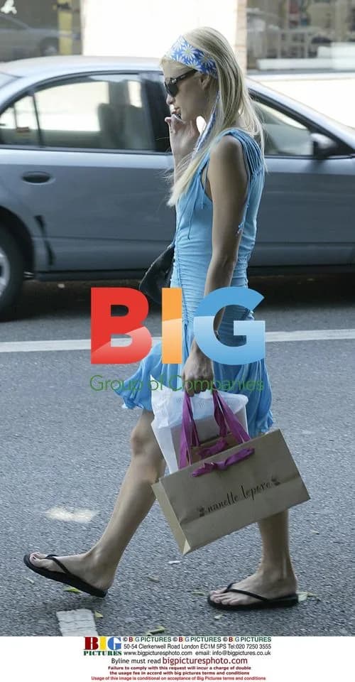 Paris and Nicky Hilton Shopping in Beverly Hills