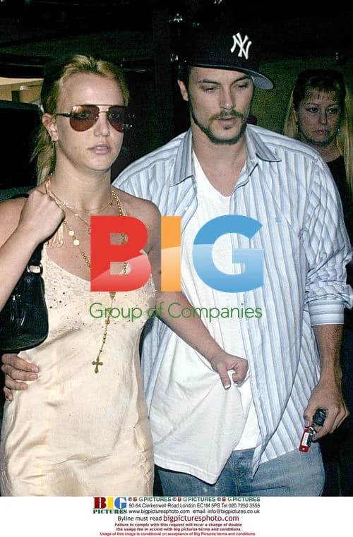 Britney Spears with Fiance Kevin Federline