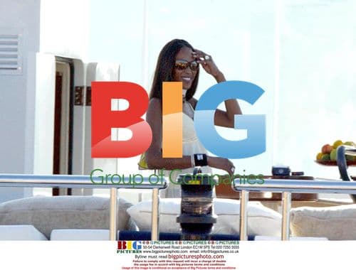 Naomi Campbell on Flavio's Boat