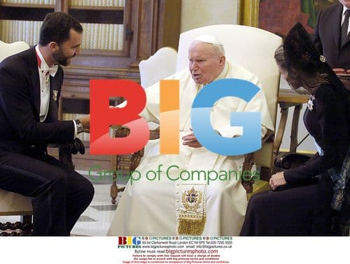 Prince Felipe and Letizia Visit Pope