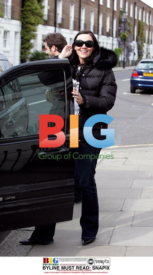 Martine McCutcheon out with friends in London