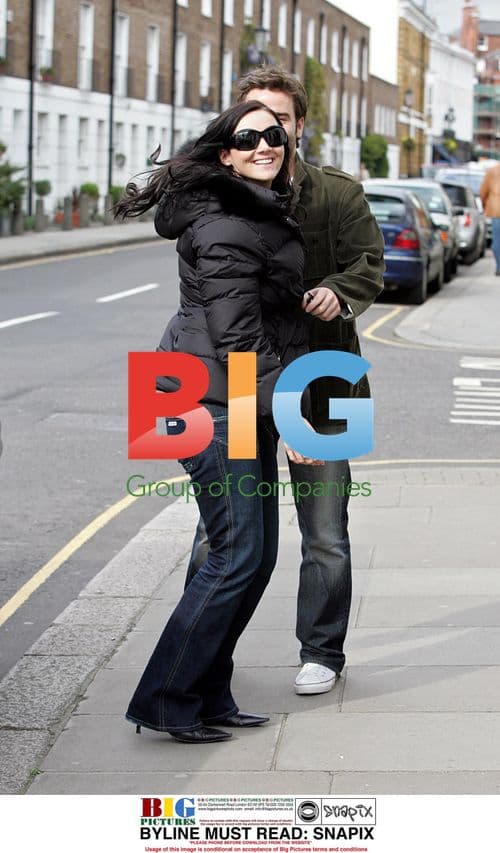 Martine McCutcheon out with boyfriend in London