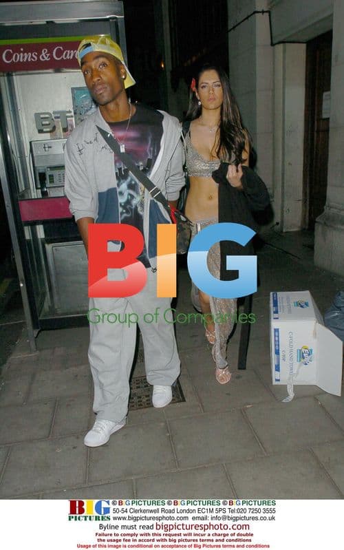 Simon Webbe and Anne Marie Mogg leaving 10 club