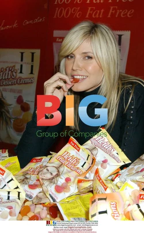 Heidi Klum Promotes New Candy Line