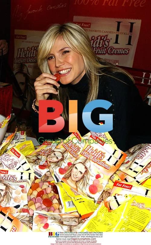 Heidi Klum Promotes New Candy Line