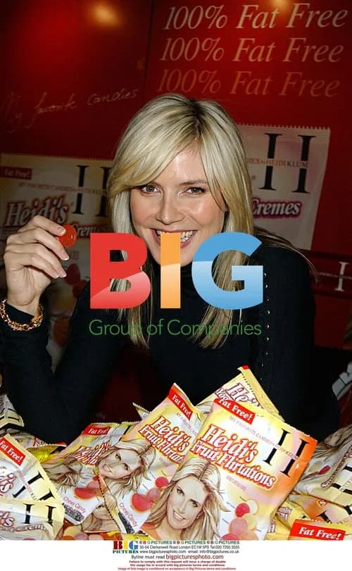 Heidi Klum Promotes New Candy Line