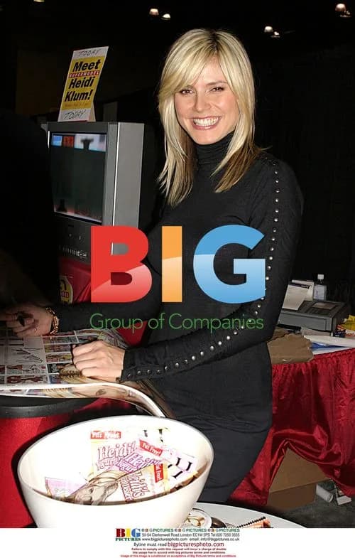 Heidi Klum Promotes Candy Line
